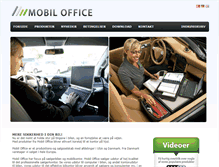 Tablet Screenshot of mobil-office.dk